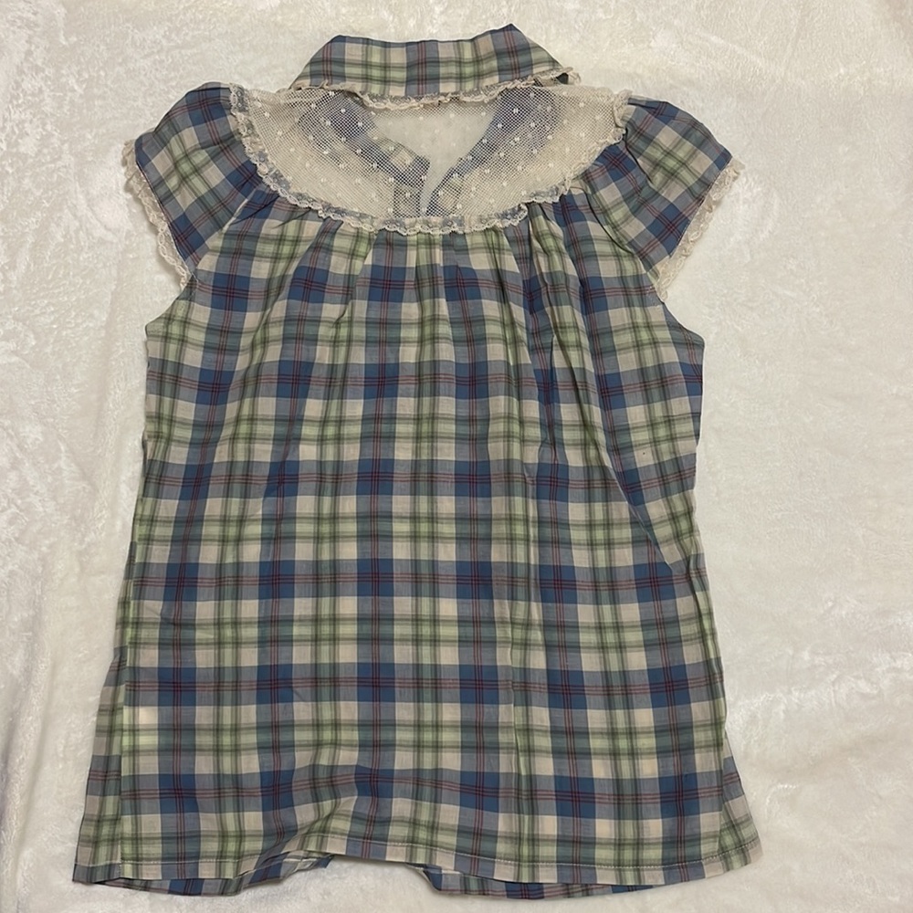 Sandro Check Button Down - image 4